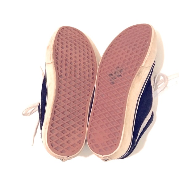 FUZZY VANS - Sherpa Lined Black Suede Vans 9.5 - Picture 9 of 10